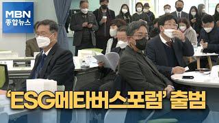 대한경영학회 등 대한민국 ESG메타버스포럼 출범 [MBN 종합뉴스]