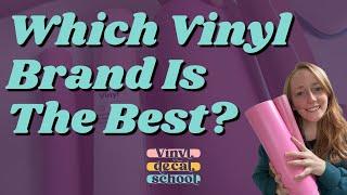 Which Vinyl Brand Should You Buy? // Unbiased Comparison of 5 Vinyl Brands Cut On A Cricut.