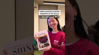 watch the progress of a magazine i helped create at warwick university! #magazine #studentmagazine