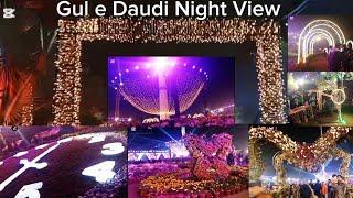 "Gul e Daudi Exhibition Night View! Jilani Park Lahore"