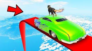 GTA 5: RACING in MY GRANDFATHER'S CAR with CHOP & BOB