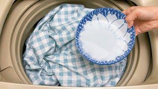 Washing sheets and sharing life tips they will be clean and soft immediately after washing