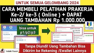 Pasti Cair CARA MEMBELI PELATIHAN KE-2 /3 PRAKERJA DI KARIERMU DAPAT UANG TAMBAHAN 1 JUTA