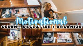 *NEW* DECLUTTER +CLEAN + ORGANIZE WITH ME | CLEANING MOTIVATION | Ana Wiggins