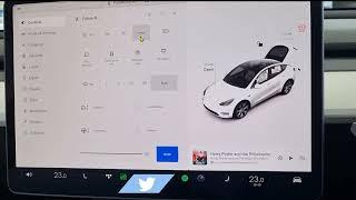 How to turn on headlights in Tesla  | High and low beam lights in Tesla