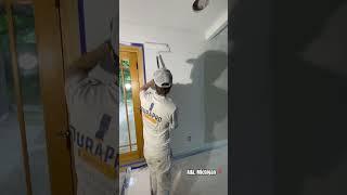 Interior Painting - Rolling the Walls with the Laying Off Method #sherwinwilliams #interiorpainting