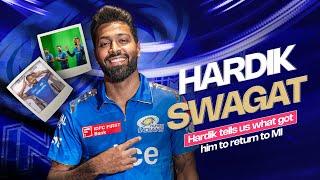 Hardik is back home  | Mumbai Indians