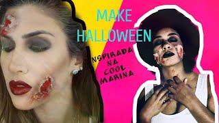 MAKE DE HALLOWEEN INSPIRADA NA COOL MARINA | MILAMILUBS