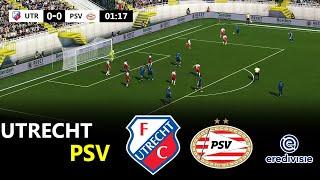 Utrecht vs PSV Eindhoven l Netherlands Eredivisi 2024 l eFootbool Pes 21 Gameplay l Rony Gameplay