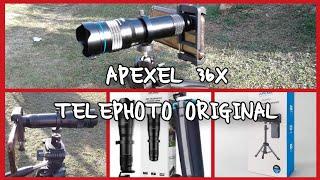 Unboxing Apexel Lens 36X Telephoto Untuk Smartphone Original
