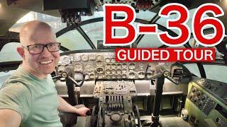 Guided tour through a TEN ENGINE Convair B-36 Peacemaker!