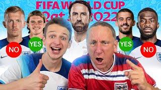 Our HONEST Reaction to the England World Cup Squad...