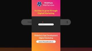 WebMate Digital Marketing Agency | Special Short - 6 | #thewebmate.in #shorts