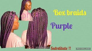 Braiding hair #box braids ‍️‍️ #braids