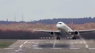 Dangerous plane landing