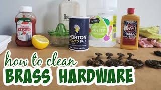 The best way to clean brass with 4 different methods tested - DIY brass cleaners compared