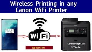 imageCLASS MF244 WiFi Setup and Wireless Printing from Mobile (MF244dw, MF264dw, MF232W)