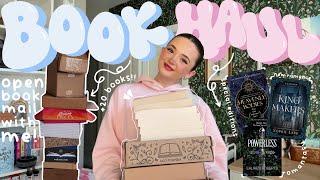 *HUGE* book haul!! ⭐️ (open book mail with me! )