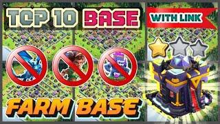 ANTI 3 STAR TOP10 BEST TH15 FARM BASE  WITH LINK || TH15 BASE ANTI LOOT || TH15 BASE UPDATE 2024