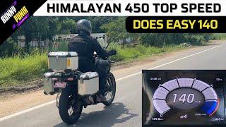 2023 Royal Enfield Himalayan 450 Top Speed caught on camera || World Exclusive || Does 140 easily