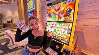 She Risked $5000 On This High Limit Buffalo Slot! (You Won't BELIEVE WHAT HAPPENED)