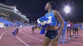 Allyson Felix breaks Doha stadium Record on 200m!