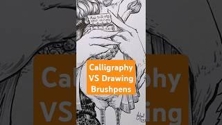 Calligraphy Brush Pens VS Drawing Brush Pens