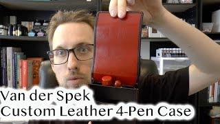 Van der Spek Custom Large Pen Case Overview