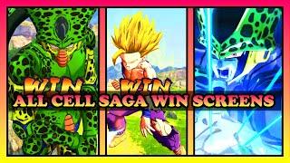 (Dragon Ball Legends) EVERY CELL SAGA WIN SCREEN IN CHRONOLOGICAL ORDER [4K]