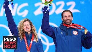 Snowboarder Nick Baumgartner discusses winning gold at the Winter Olympics