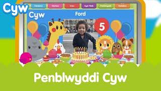 Penblwyddi Cyw - Anfonwch eich cyfarchiad nawr! | Celebrate your birthday on Cyw!