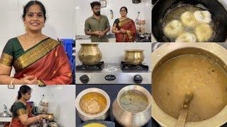 Pongal Spl Vlog | Sakkarai Pongal | Ven Pongal  |Parangikkai Sambar | Medhu Vadai