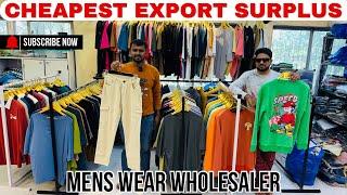 Cheapest Export surplus Wholesaler | Cheapest branded clothes in mumbai | Export surplus