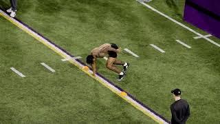 Malik Nabers Runs 4.34 at LSU Football Pro Day