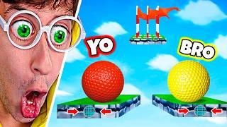 NO ENTIENDO  HOYO TROLL vs HERMANO !! (Golf it) - TEKENDO