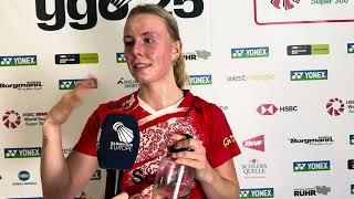 Confident start in German Open for defending champion Blichfeldt