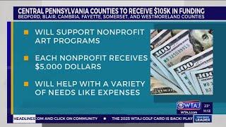 Central Pennsylvania counties receive $105k for art programs