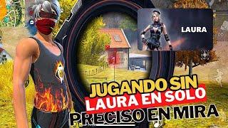 JUGANDO CON EL PRECISO EN MIRA SIN LAURA EN CELULAR || FREE FIRE MAX || LEO Z