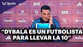 SCALONI EN CONFERENCIA ️ EL HOMENAJE DE DYBALA, LAUTARO-JULIÁN, DYBALA CON LA 10, GANAR Y MÁS