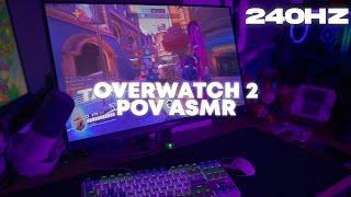 Late Night Overwatch 2 Gameplay  | Smooth 240hz POV | Keyboard ASMR + Lofi