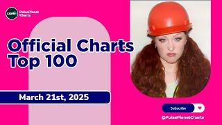 UK Official Singles Chart Top 100 (March 21st, 2025)