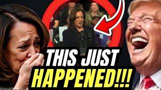 Kamala Harris FREAKS OUT HUMILATED As Teleprompter Goes Out During Rally Causing Voters to LEAVE!