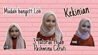 Simple Tutorial Hijab Pashmina Ceruti part I