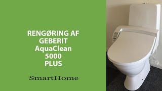 Sådan rengører du dit douchetoilet: Geberit AquaClean 5000Plus