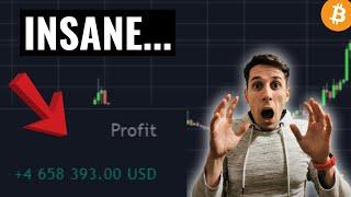 I MADE ALMOST $ 5 MILLION DOLLARS ON THIS BITCOIN SHORT | BUY MY STRATEGY (103 % WIN RATE)