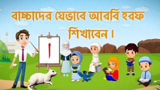 ছোট বাচ্চাদের যেভাবে আরবি হরফ গুলো শিক্ষা দিবেন। alifun ba tayon sa jimon kho