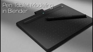 Blender Hard Surface Modeling - Pen Tablet