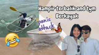 PANIK MAIN KAYAK HAMPIR TERJATUH