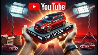 [BEST]  Unboxing Golf I GTI | 1/18 Diecast | Welly |  Cinematic Review #viral #best #vwgolf