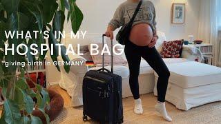 what's in my hospital bag｜Japanese mom* giving birth in Germany｜pack with me vlog